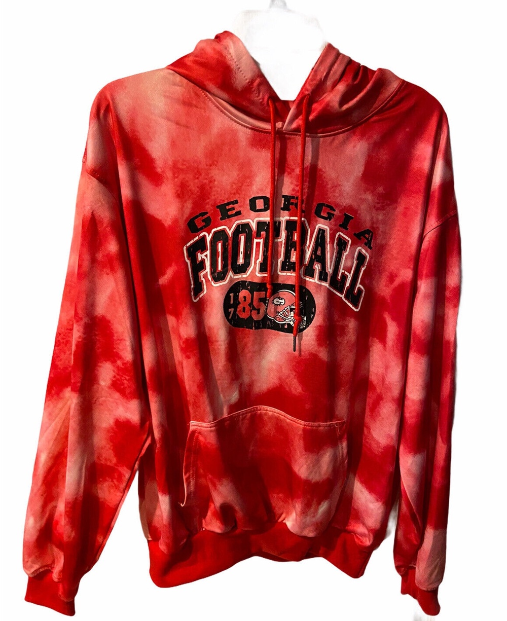 University Of Georgia Sweatshirt Mens Sz M Bulldogs tie dye
